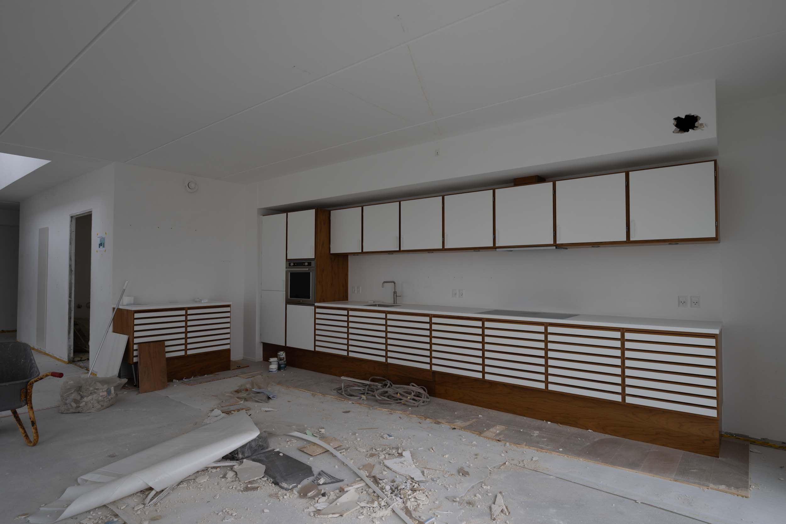 Køkken før totalrenovering