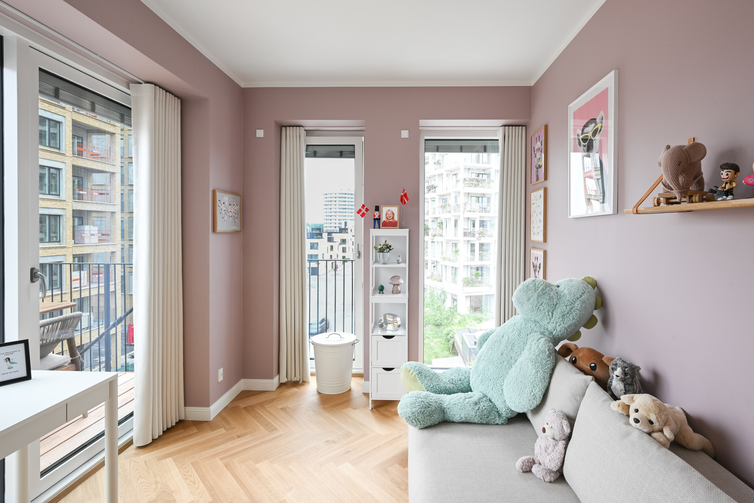 Børneværelse efter totalrenovering