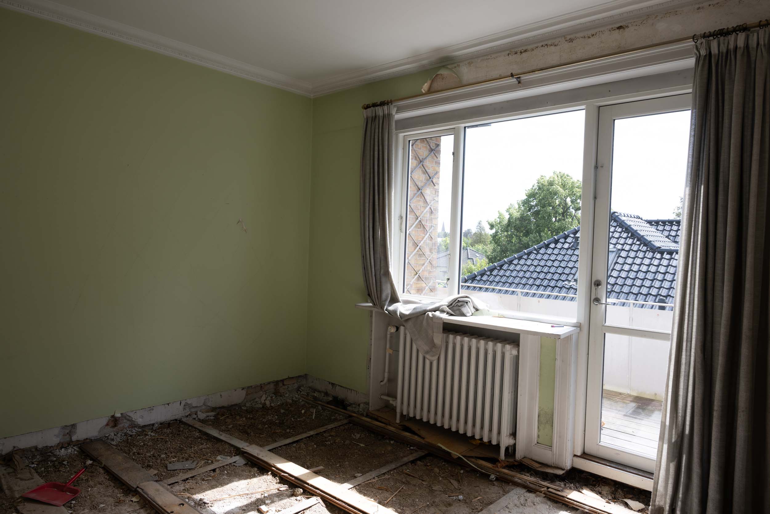 Soveværelse før renoveringen