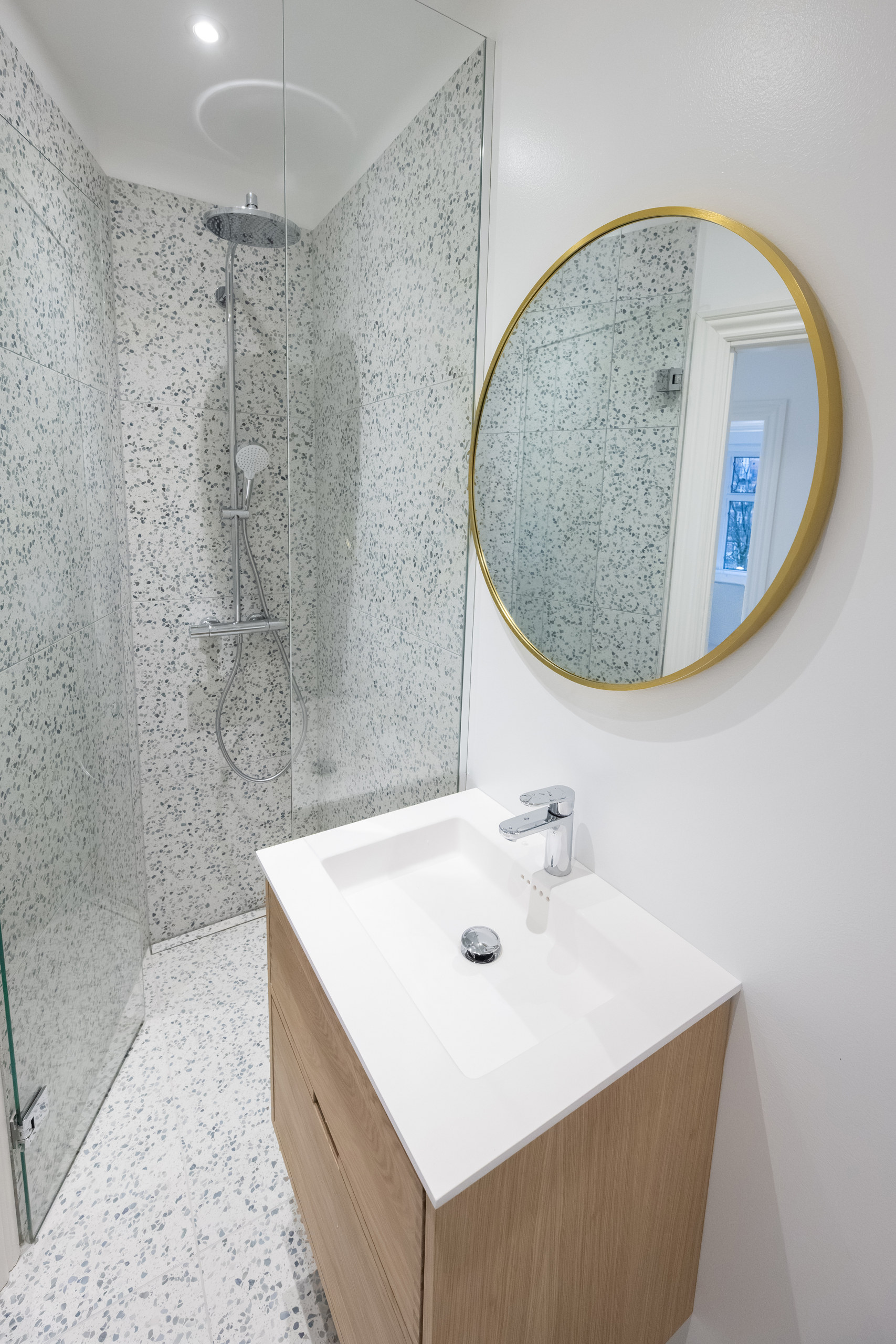 Badeværelse efter totalrenovering