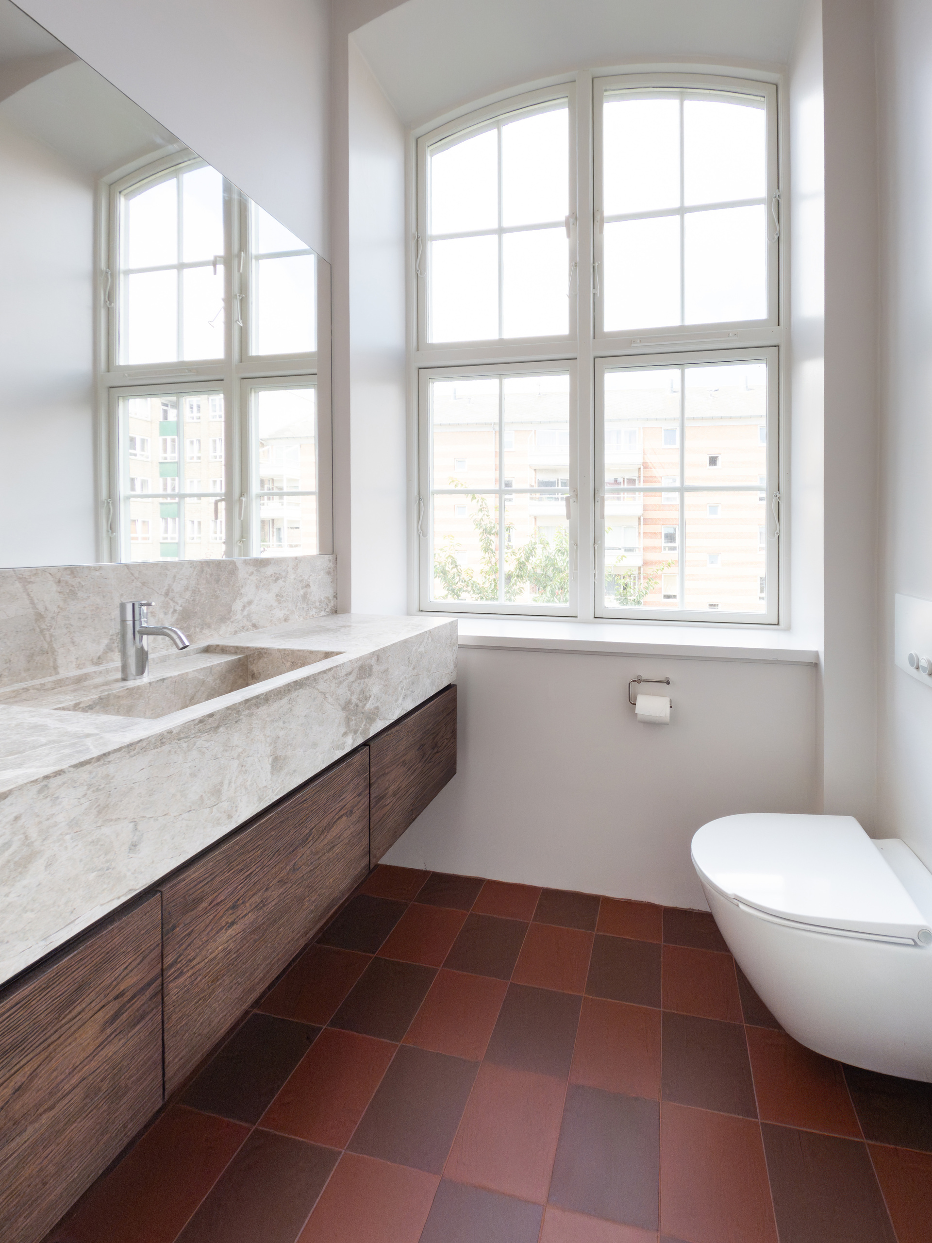 Toiletrum efter renoveringen